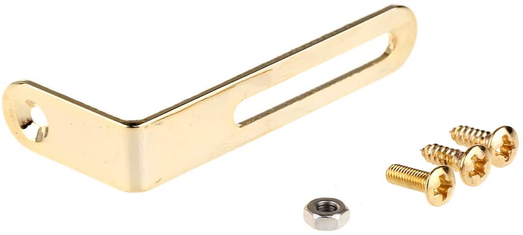 Musiclily Pro Universal Pickguard Mounting Bracket Support Compatible with USA Les Paul or Epiphone Les Paul Electric Guitar,Gold - Image 3