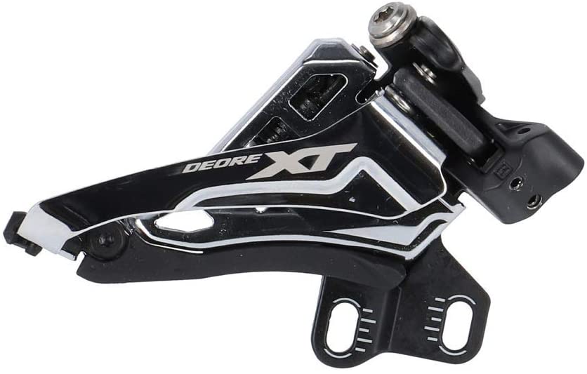 SHIMANO front derailleur Deore Xtm8100e 2x12 speed clamp low, Silver