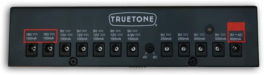 Truetone CS6 1 SPOT Pro Series - Power Brick, Black, 6.3" x 3.46" x 1.2" - Image 2
