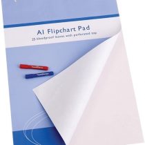 VIZ-PRO Standard Easel Pads/ A1 Flipchart Paper Pad, 841 x 594mm, 25-Sheets/Pad