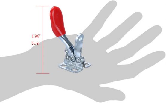 IMAGINE  New 4PCS Hand Tool Toggle Clamp 201A Antislip Red Horizontal Clamp 201-A  - Image 4