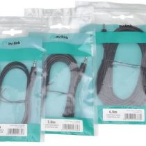 AV Link 3.5mm Stereo Jack to Jack Audio Cable 1.2m, Black