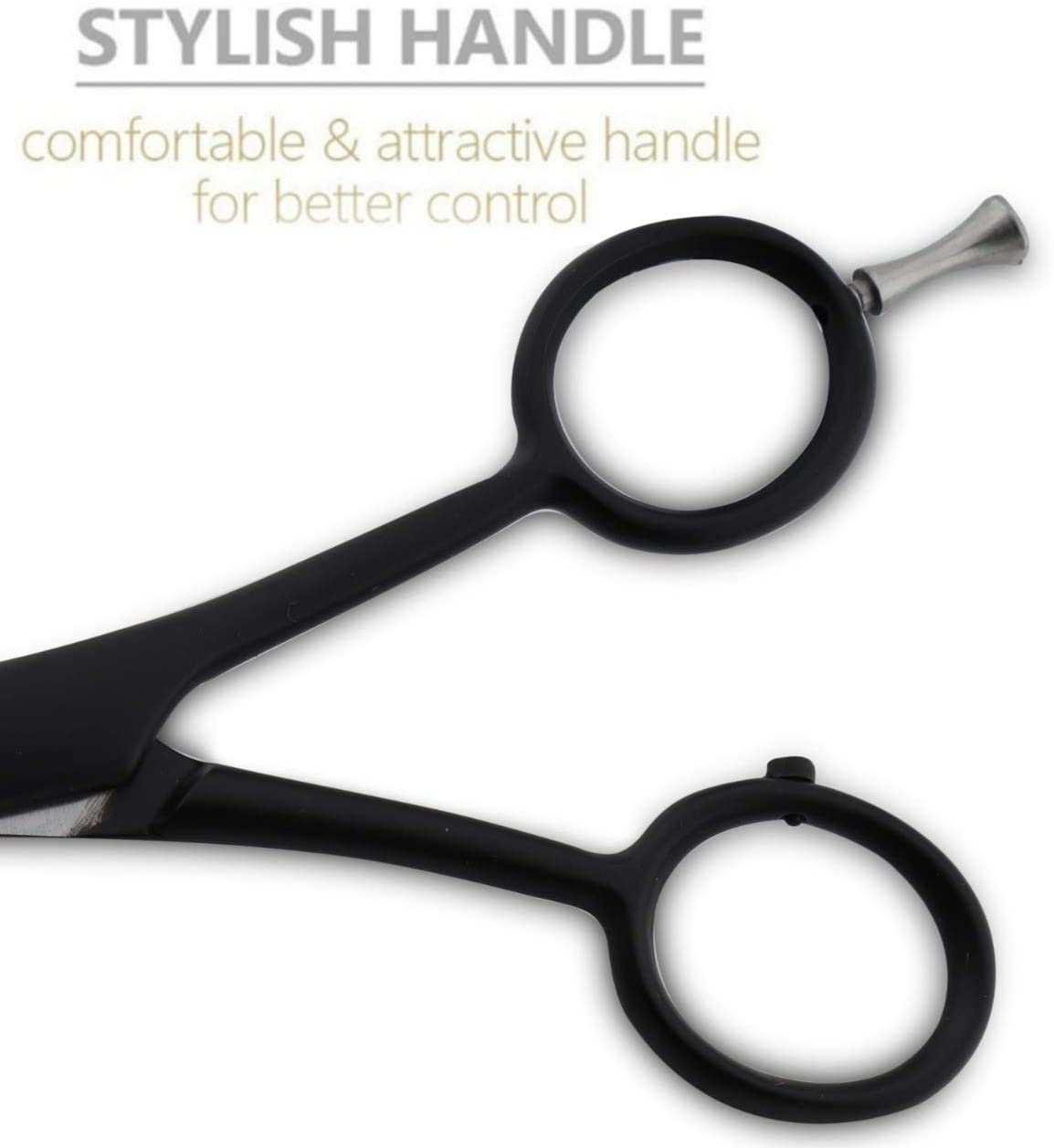 Haryali London Black Professional 6" Hairdressing Barber Scissors Hairdresser Hair Cutting Salon Shears With Fixed Screw - Image 3