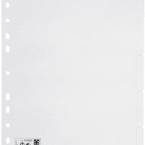 5 Star Subject Dividers Multipunched Manilla Card 5-Part A4 White
