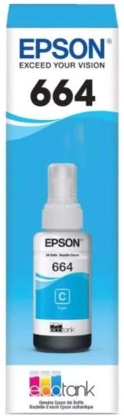 Genuine Epson Ink Bottles - Ecotank (T6641-4-SVH) 4 Bottles: Black, Cyan, Magenta, Yellow (ET-2500, ET-2550, ET-2600, ET-2650, ET-4500) - Image 3