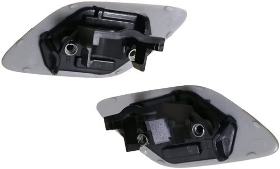Ricoy For 2007-2010 E92 E93 328i 328xi 335i 335xi 328i 335i Coupe Headlight Washer Cover Cap Lamp Flap Bumper Trim Primered (Left) - Image 4
