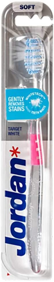 Jordan White Target Soft Toothbrush