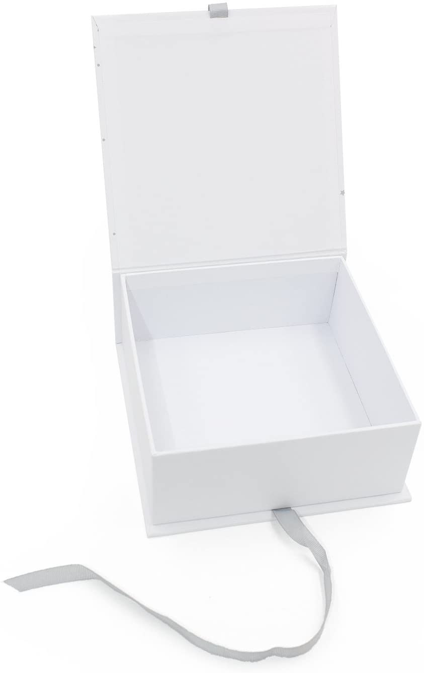 Twinkle Twinkle Storage Keepsake Box, black or white, 8x18x18 cm (Pack of 1) - Image 2