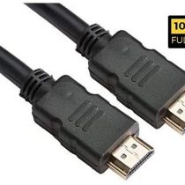 20m METRE LONG V1.4 GOLD HDMI CABLE, HIGH SPEED, 2K RESOLUTION, 3D, Playstation, XBOX, (20M, Black)