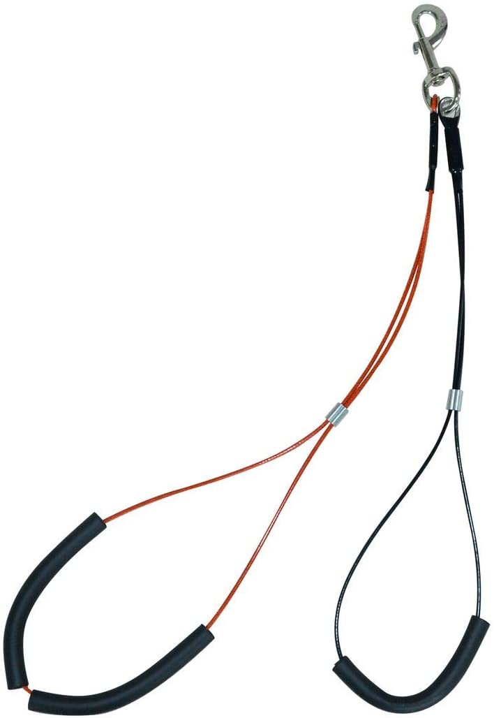 Gravitis Pet Supplies Dog Grooming Loop Set - Neck and Haunch Holder for use with Dog Grooming Table - Large Red for Small/Medium dogs - Image 2