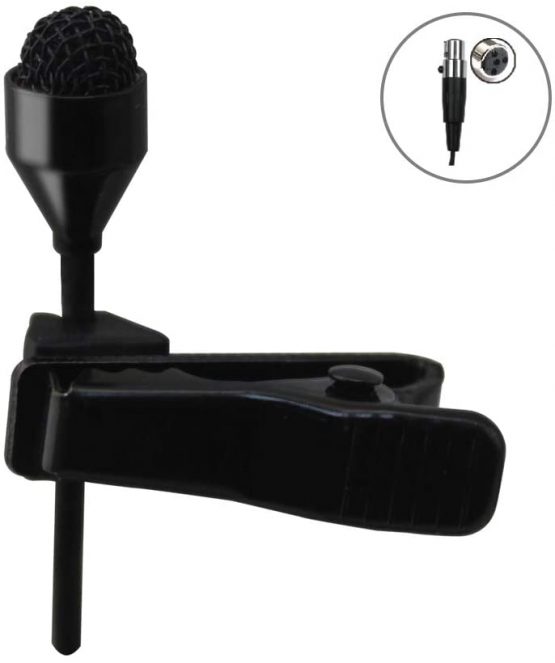 Pro Lavalier Lapel Condenser Microphone JK® MIC-J 044 For Shure Wireless Transmitter