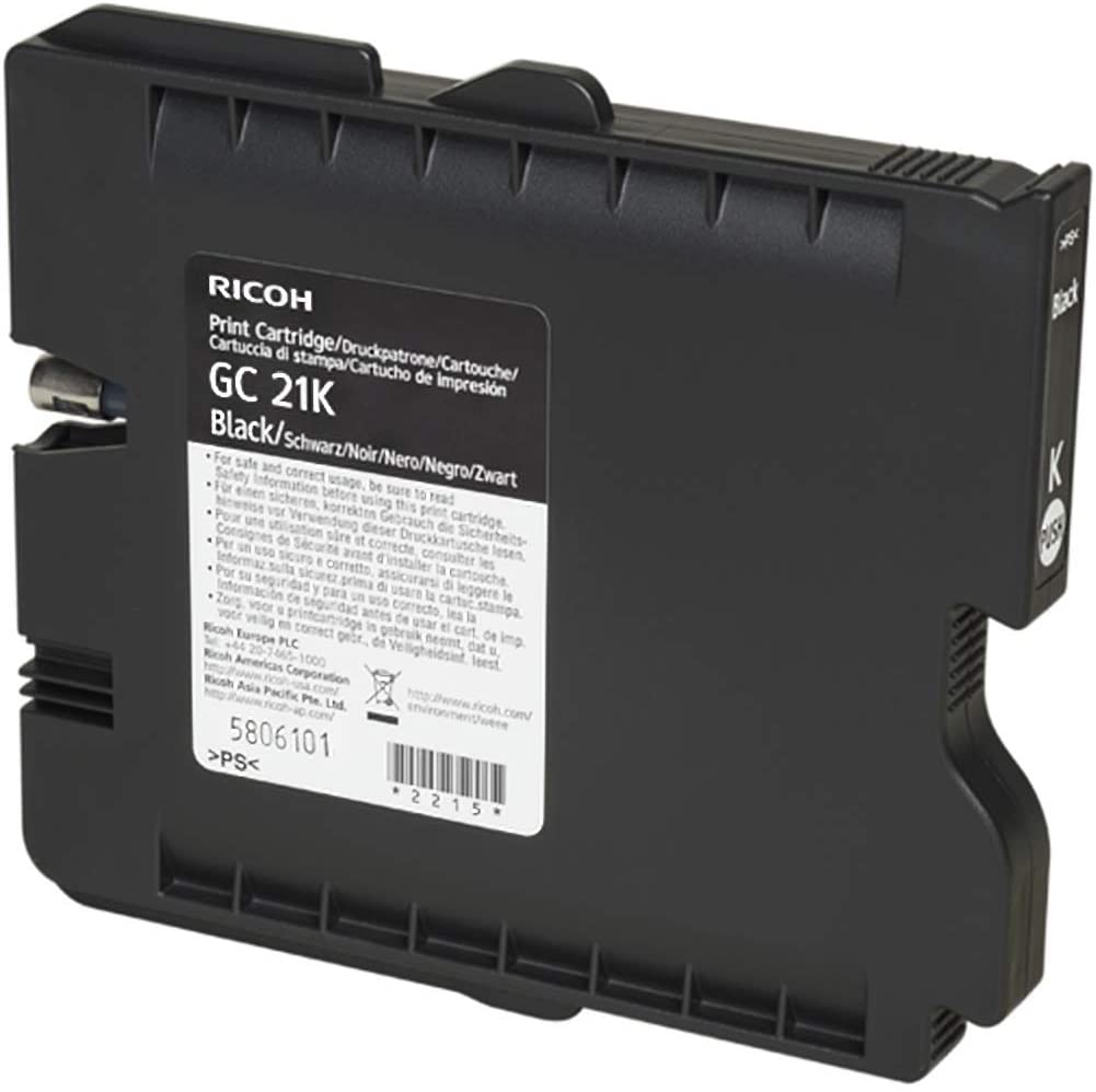 Ricoh Gelsprinter Toner Cartridge, Regular Yield - Black, 1 Pack
