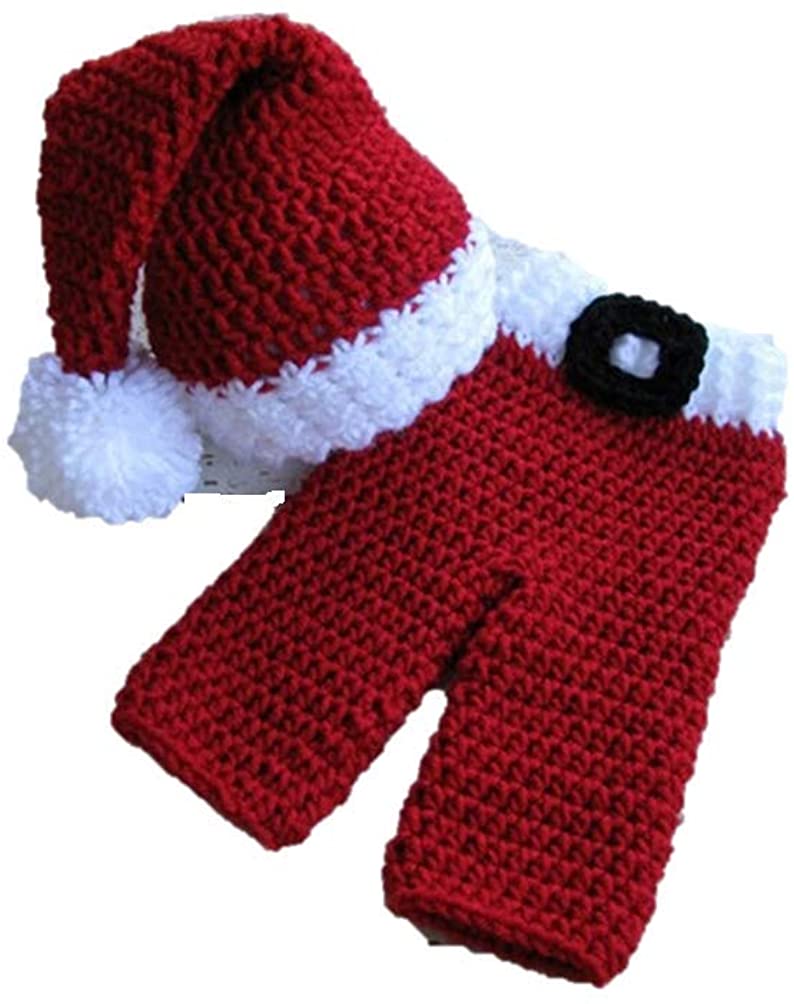 Matissa Baby Valentine Outfit (Pants & hat) Mummy first valentine's newborn grow girl boy Newborn Baby Girl/Boy Crochet Knit Costume Photography Prop Outfits Red