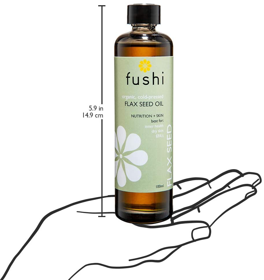 Fushi Organic Flax Seed Oil 100ml, 100 ml (Pack of 1) - Image 3