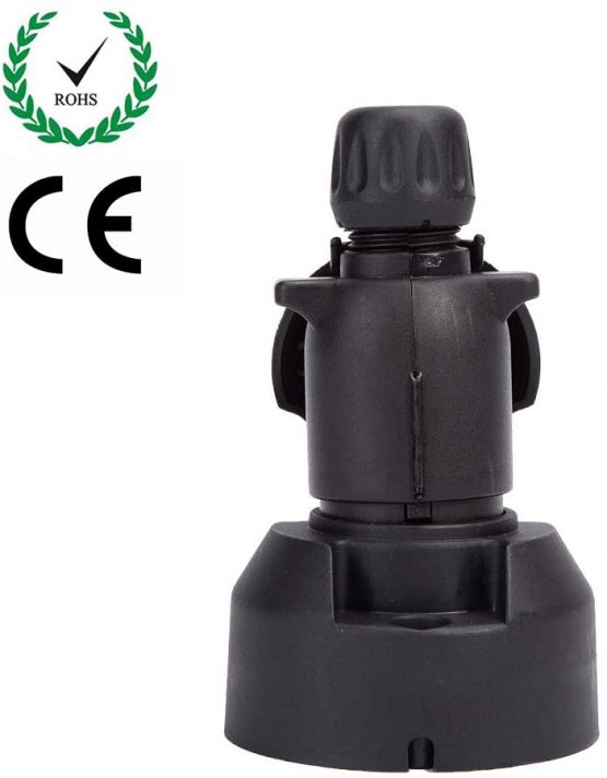 ETUKER 7 Pin Trailer Plug Socket, 7 Pin Trailer Socket Connector, 12V Waterproof Trailer Plug Socket for Truck/RV/Cars/Boat/Trailer/Caravan/Trailer Accessories Adapter (Screw End) - Image 3