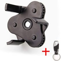 Oil Filter Wrench 53mm - 108mm Diameter Removable Filter Universal Car Tool Black