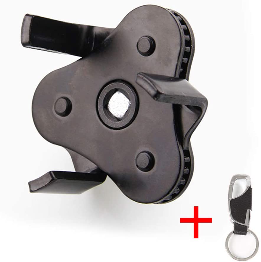 Oil Filter Wrench 53mm - 108mm Diameter Removable Filter Universal Car Tool Black