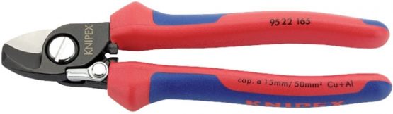 Knipex 09448 165mm Copper or Aluminium Only Cable Shear with Sprung Heavy Duty Handles