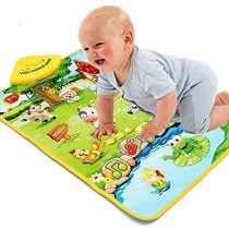 Premium Activity Mat Farm with Music & Light Interactive Play Mat Baby Blanket Crawling Mat Activity Mat