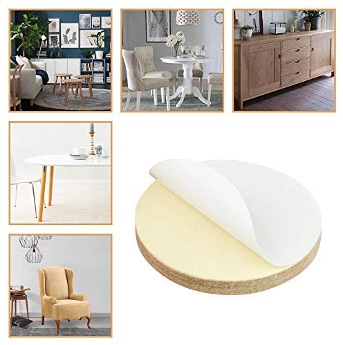 Furniture Pads Floor Protectors X-PROTECTOR 16 PCS 50 MM, Felt Pads for Chair Legs - Image 3