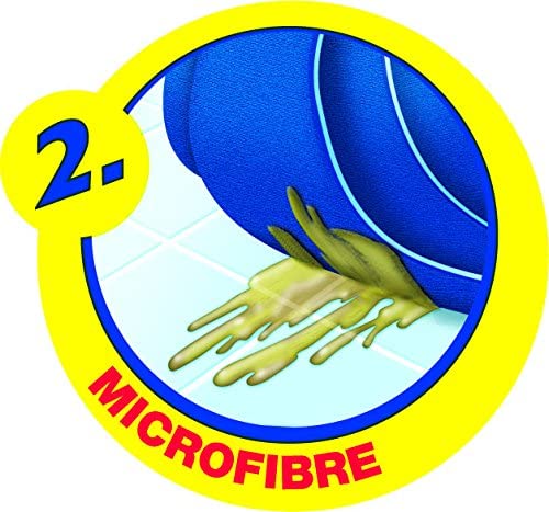 vileda Mocio Completo 3 Pz Rosa The Supermocio 3Action Mop Xl And Bucket With Torsion Wringer Set Contains For Sparkling Clean Floors - Image 3