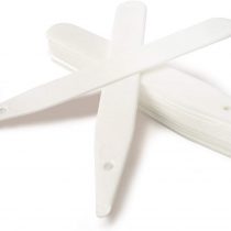 Merriway® BH01192 Plastic Plant Labels, 150 mm (6 inch) - White, Pack of 100