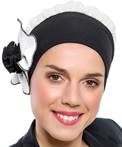 NJ Creation Retro Wig Black/White, Black / White