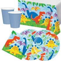 Dinosaur Friends Tableware Party Pack for 16