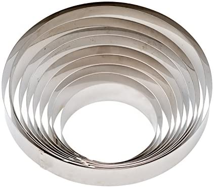 DECORA 0063730 Stainl. Steel Round Shape diameter 30 X H 4,5 Cm, Silver, 34 x 35 x 4 cm