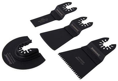 Silverline 880380 Cutting and Scraping Set 4pce 4pce, BLUE