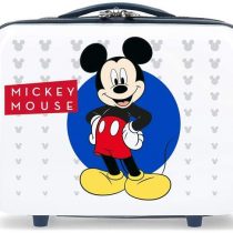 Disney Mickey Enjoy the Day Adaptable Beauty Case White 29x21x15 cm ABS