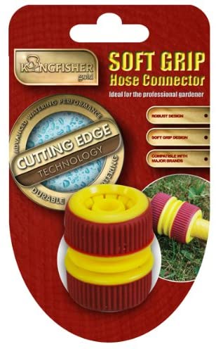 Kingfisher Pro Gold Half Inch Hose Connector, Transparent, 3.3x3.3x4.5 cm - Image 2