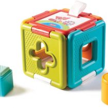 Tiny Love 2-in-1 Shape Sorter & Puzzle, Interactive Baby Toy, 6m +, Meadow Days