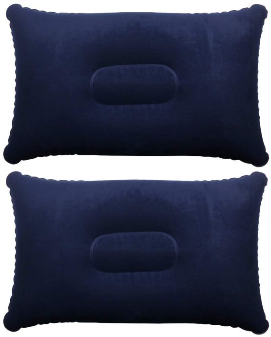 TRIXES Inflatable Pillow For Travel or Camping - Blow up Pillow -Twin Pack