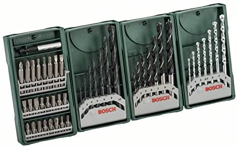 Bosch 2607017071 3 Plus 1 Mini X-Line Set New Drill Bits, Silver/Black - Image 2