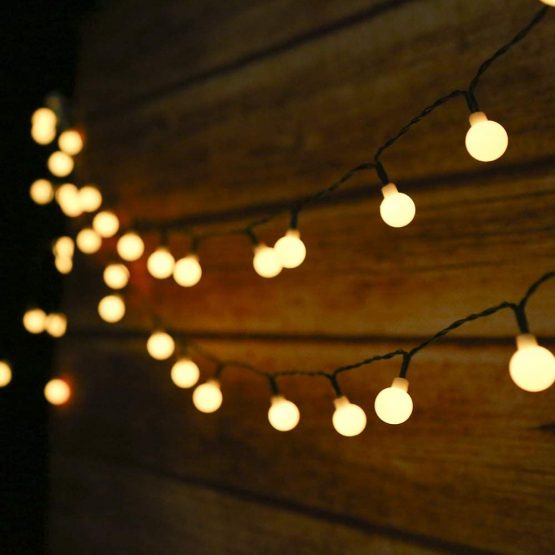 Solar String Lights Outdoor Waterproof 50 Led Solar-Powered Garden Lights Warm White for Garden Patio - Image 2