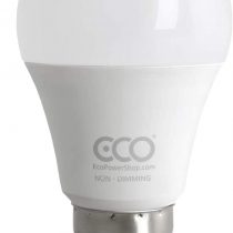2 Pin B22 Bayonet Light Bulb, 11W ECO LED Energy Saving Light Bulb, Bright 75W Equivalent, Warm White 3000k, Long Life 15000Hrs Lifetime, Efficient A+ Low Energy Consumption, 1 x Bulb Pack