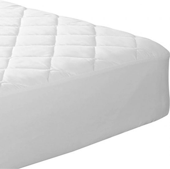 Utopia Bedding Quilted Fitted Mattress Pad - Mattress Cover - Mattress Topper - Mattress Protector Stretches up to 38 CM Deep - Not Waterproof - (Double, 135x190 cm) - Image 2