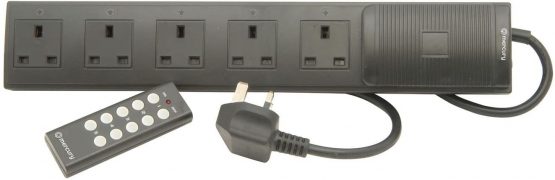 Remote Control 5 Gang Extension Lead 2m - Image 2