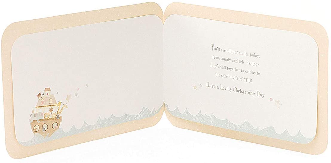 Christening Card - Greetings Card for Christening - Christening Card with Cute Animals - Christening Gifts - New Baby Gifts - Image 2
