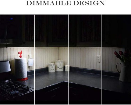 Dimmable LED Under Cabinet Strip Light Mains 12V DC Cool White 6000K LED Rigid Strip Bar Light for Plug in Under Kitchen Cupboard Cabinet Lighting (3X 300MM) - Image 3