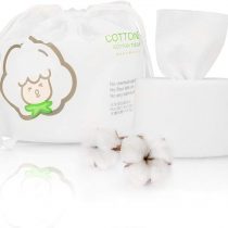 GothicBride Disposable Face Towel 100%Cotton Extra Thick & Soft Facial Cotton Tissue Lint Free Dry Wipes Non-Woven Fabric for Sensitive Skin