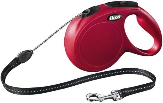 flexi Classic Cord Extending Lead Red Extra Small 3m 8kg