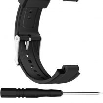 AWADUO For Garmin Forerunner 25(Small) Replacement Band, Replacement Silicone Wrist Band Strap For Garmin Forerunner 25 Watch, Soft And Durable (Silicone Black)
