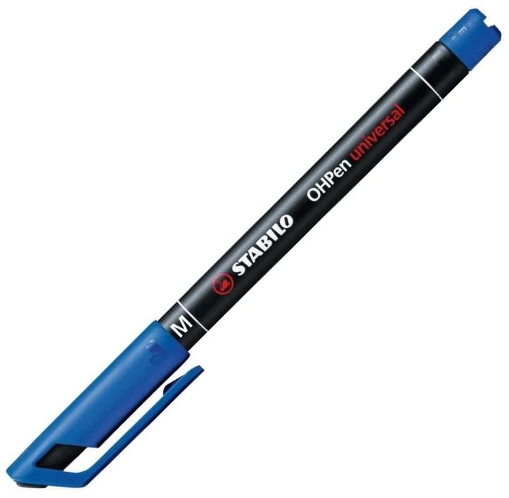 Stabilo 1 mm Permanent Marker - Blue - Image 3