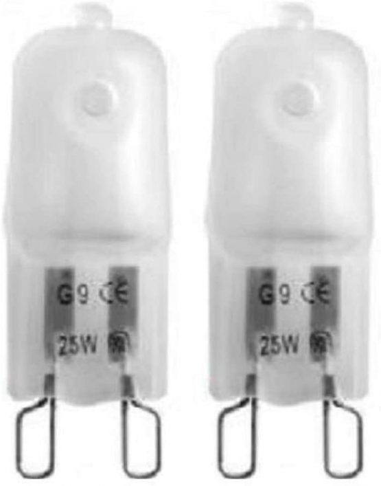 live-wire-direct 10 x G9 Halogen Light Bulbs Frosted Capsule 240V 25W Watt