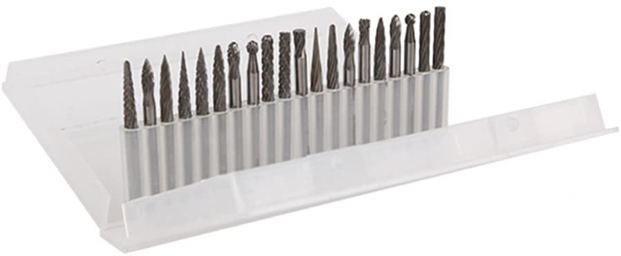BQLZR Tungsten Steel Grinding Head Rotary File Burr Set Tungsten Carbide Rotary File Bur Burr Grinding Double Rotary Burr Set Pack of 20 - Image 4