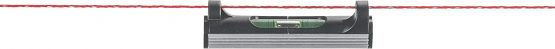 kwb 065710 String Spirit Level, 78 mm, Light, Small, Handy and Robust, with Aluminium Underside, Ideal for Guiding Lines, in Black and Silver - Image 2