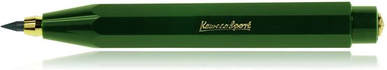 Kaweco Classic Sport Pencil 3.2 mm 5B I Lead Pencil Made of High-Quality Plastic in Octagonal Eight Sided Design I Pressure Lead Pencil 10.5 cm I Refillable (Green)