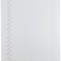 Rexel Printable Inserts for 330 Lateral Suspension File Tabs, White, Crystalfile, 70676